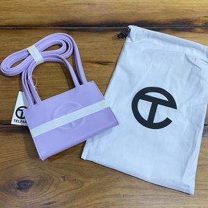 NWT Telfar Small Lavender Leather Shopping Bag